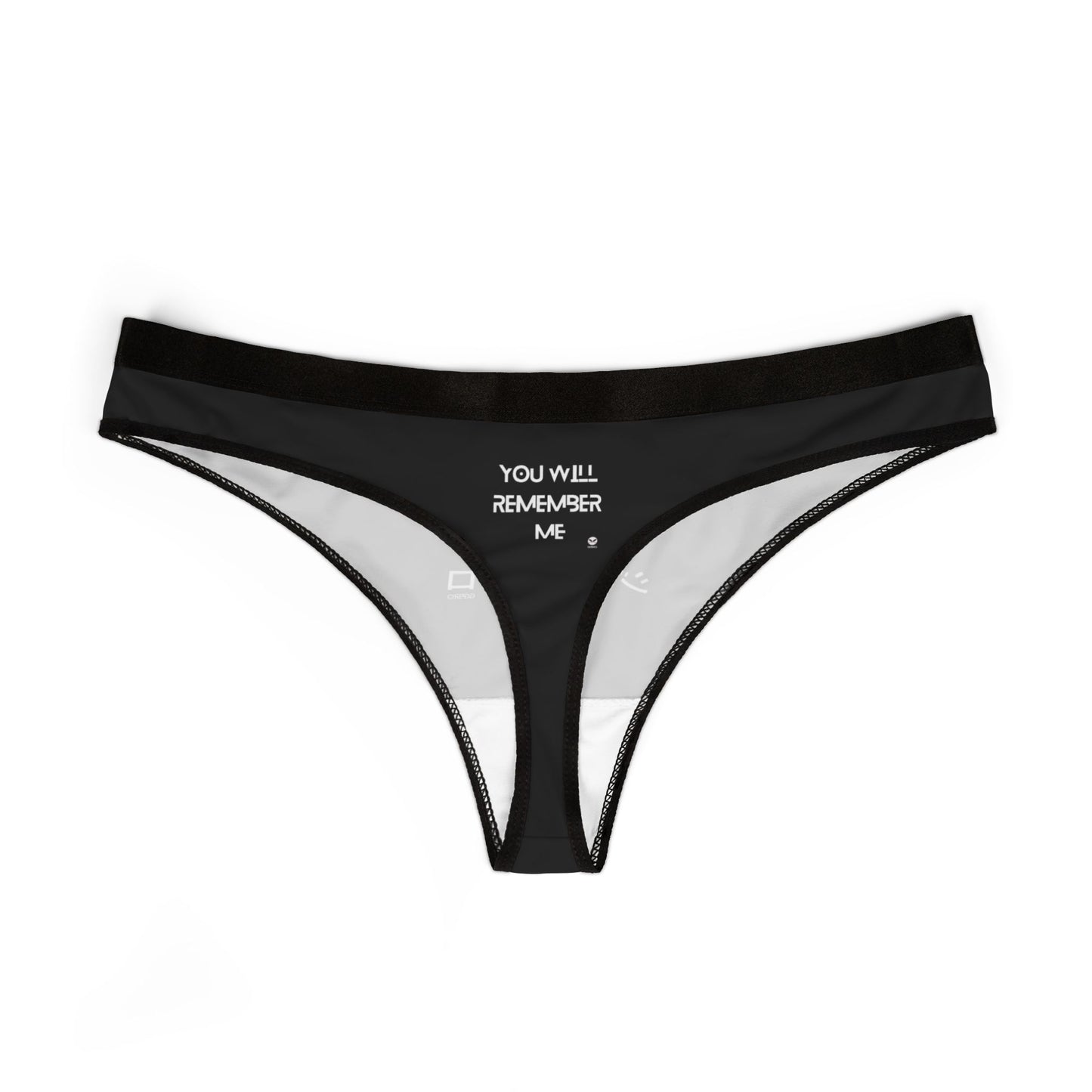 YOU WILL REMEMBER ME Women's Thongs (AOP)